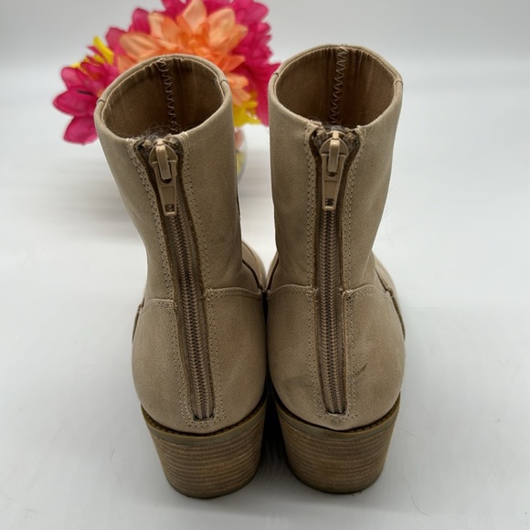 DV Dolce Vita Tan Cowboy Boots Size 10 MCA7255E - Picture 3 of 7
